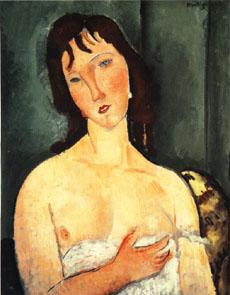 Amedeo Modigliani Portrait of a yound woman (Ragazza) France oil painting art
